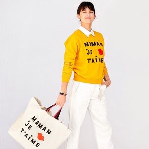 Clare V x Every Mother Counts sweatshirt